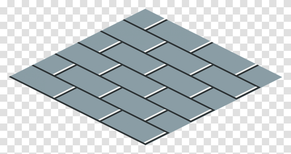 Grey Brick Running Bond Tile Flooring Diamond Shape Floor Tiles Clipart, Electrical Device, Machine, Electronics, Walkway Transparent Png