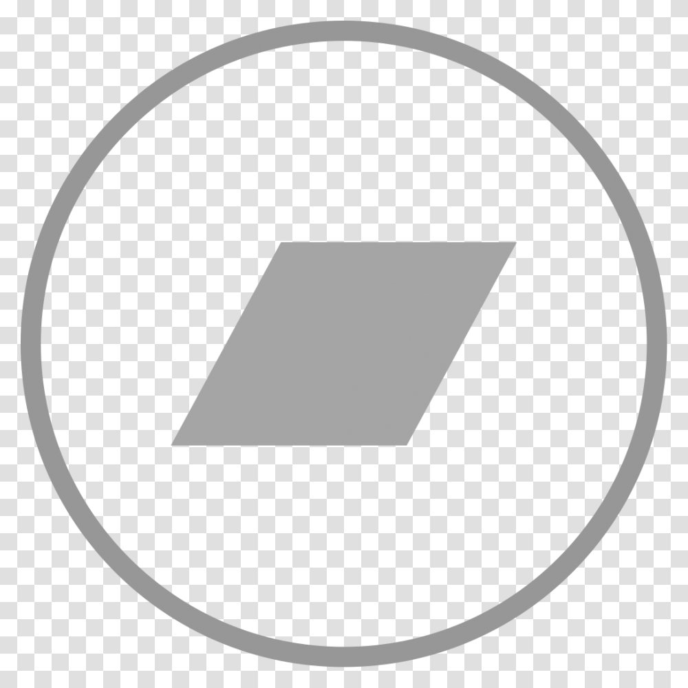 Grey Button Circle, Sign, Road Sign, Recycling Symbol Transparent Png