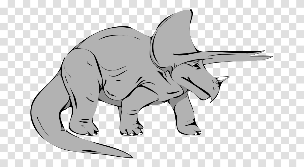 Grey Clipart Dinosaur, Animal, Mammal, Wildlife, Statue Transparent Png