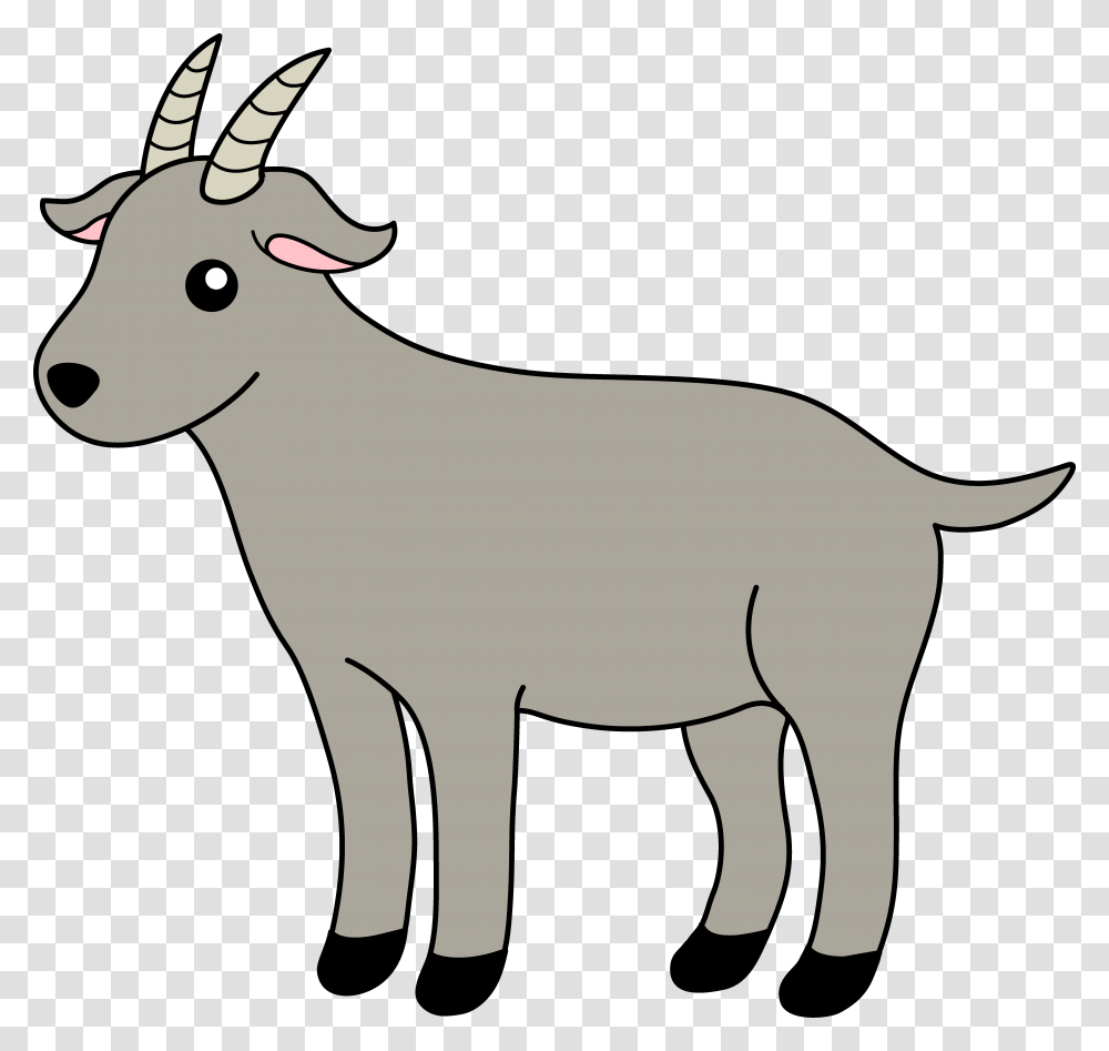 Grey Clipart Mammal, Animal, Wildlife, Goat, Deer Transparent Png