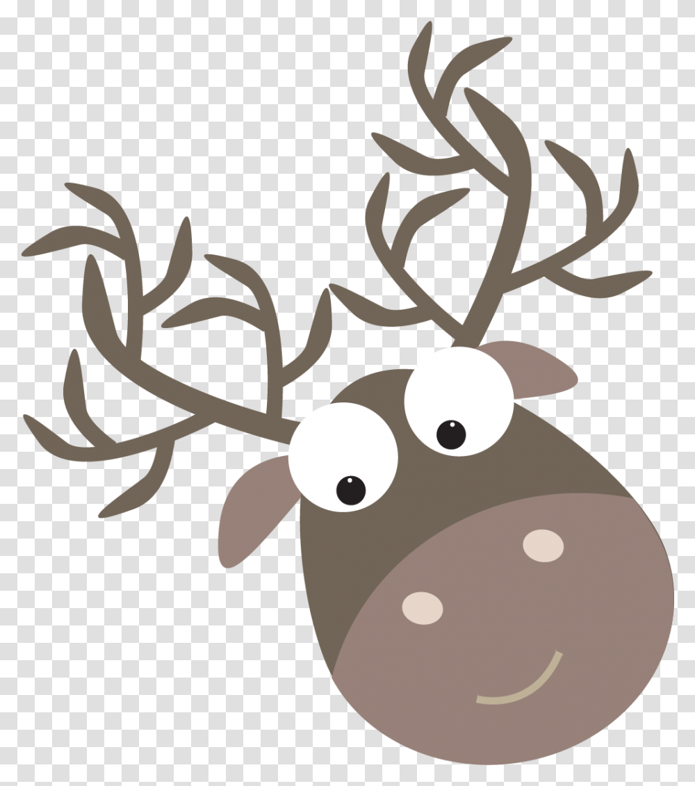 Grey Clipart Reindeer, Mammal, Animal, Floral Design Transparent Png