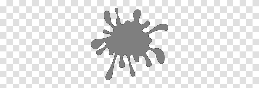 Grey Clipart Splash, Stencil, Bowl, Hand Transparent Png