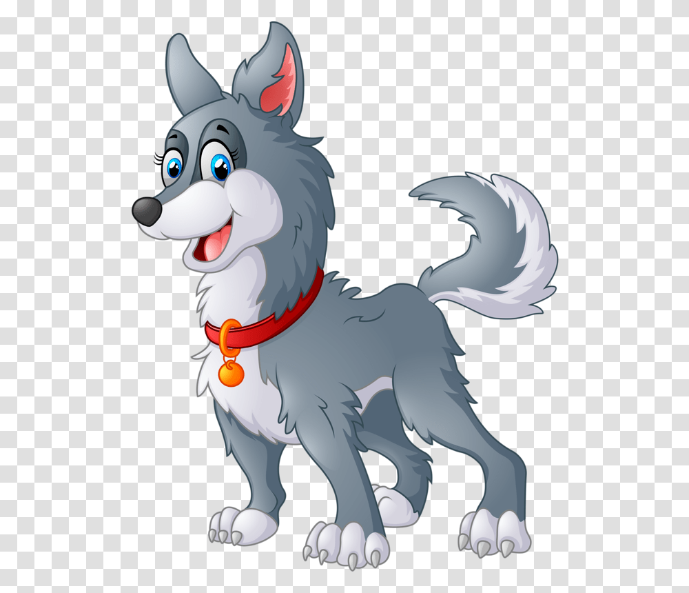 Grey Dog Cartoon, Animal, Wolf, Mammal, Pet Transparent Png