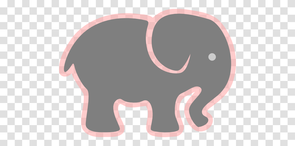 Grey Elephant With Pink Clip Art, Pig, Mammal, Animal, Piggy Bank Transparent Png