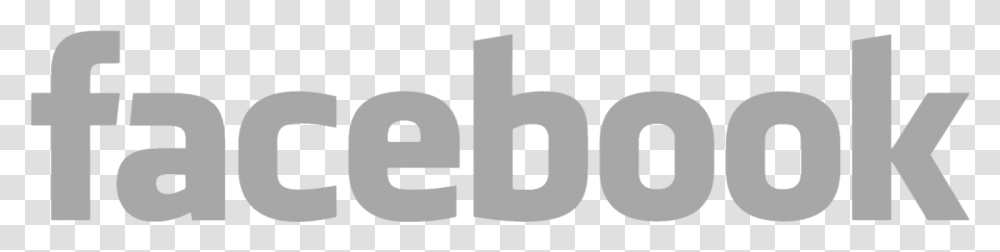 Grey Facebook Text Logo, Number, Alphabet, Letter Transparent Png