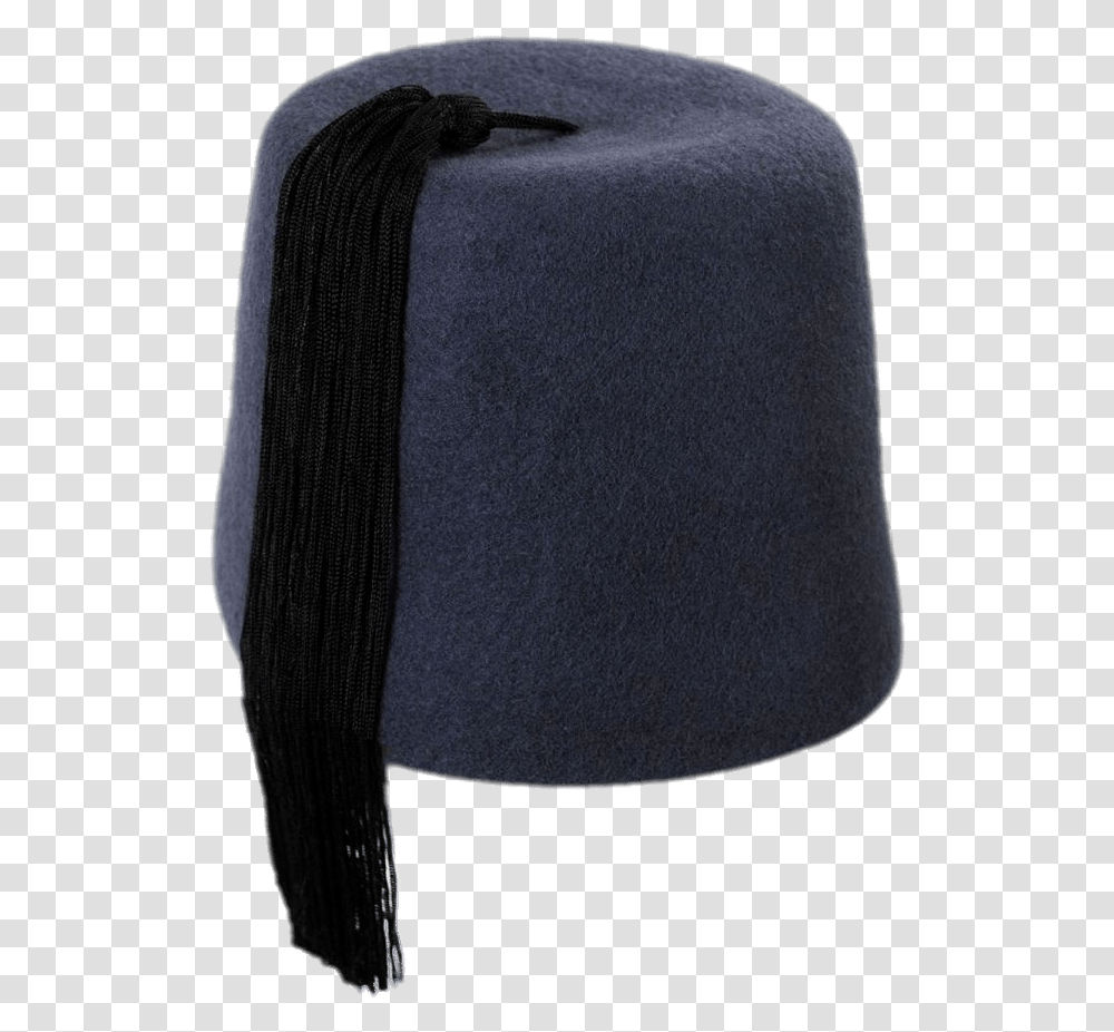 Grey Fez With Long Black Tassel Background Soviet Ushanka Hat, Cushion, Apparel, Furniture Transparent Png