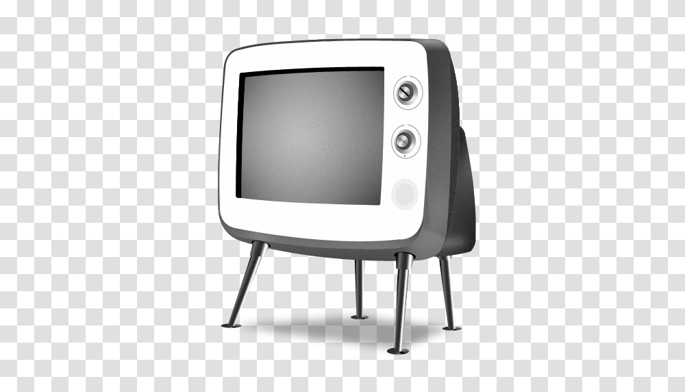 Grey Fresh Retro Tv Icon, Monitor, Screen, Electronics, Display Transparent Png