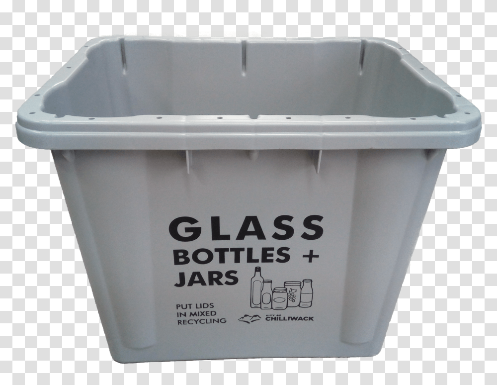 Grey Glass Recycle Bin Transparent Png