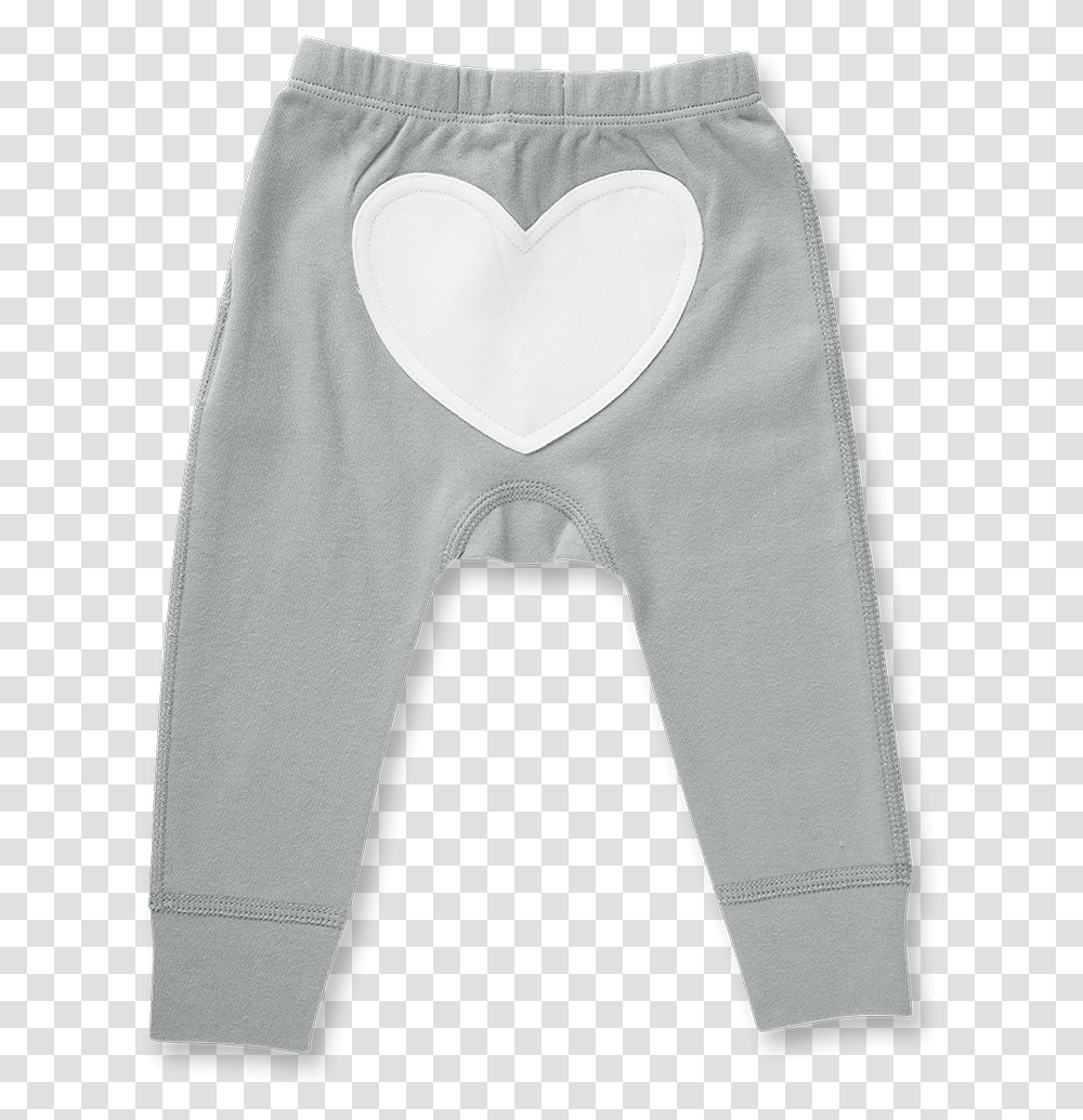 Grey Heart Pocket, Apparel, Cushion, Shorts Transparent Png