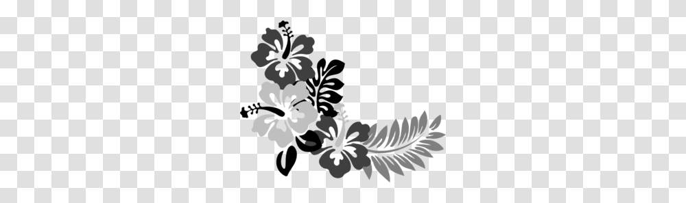 Grey Hibiscus Clip Art, Floral Design, Pattern, Plant Transparent Png