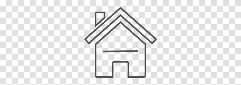 Grey House Clipart, Mailbox, Letterbox, Cross Transparent Png