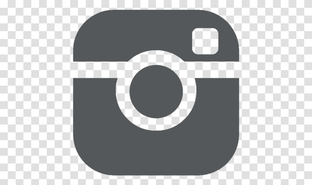 Grey Instagram Logo No Background, Camera, Electronics, Stencil Transparent Png