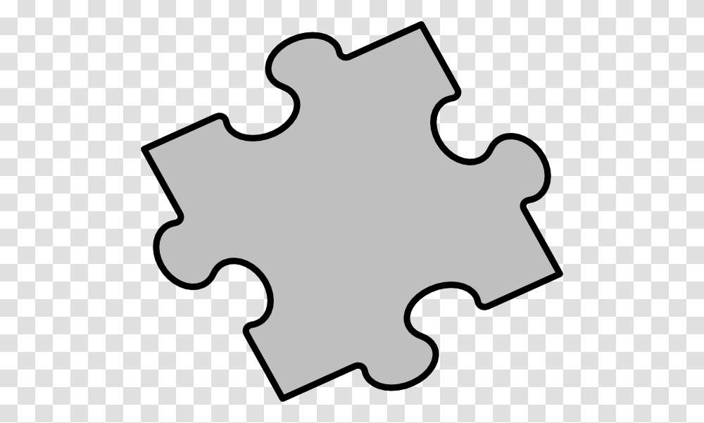 Grey Puzzle Piece Clipart For Web, Jigsaw Puzzle, Game, Antelope, Wildlife Transparent Png