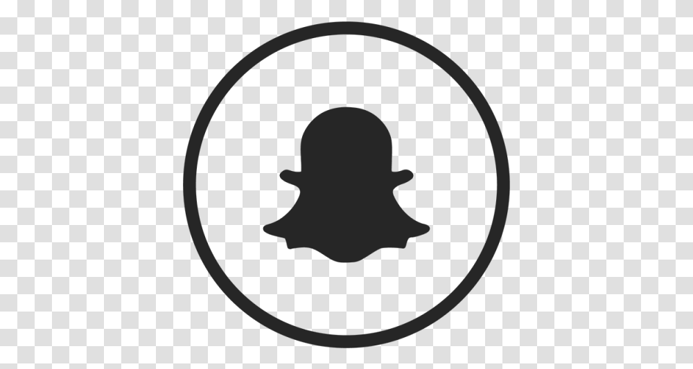 Grey Snapchat Logo, Person, Silhouette Transparent Png