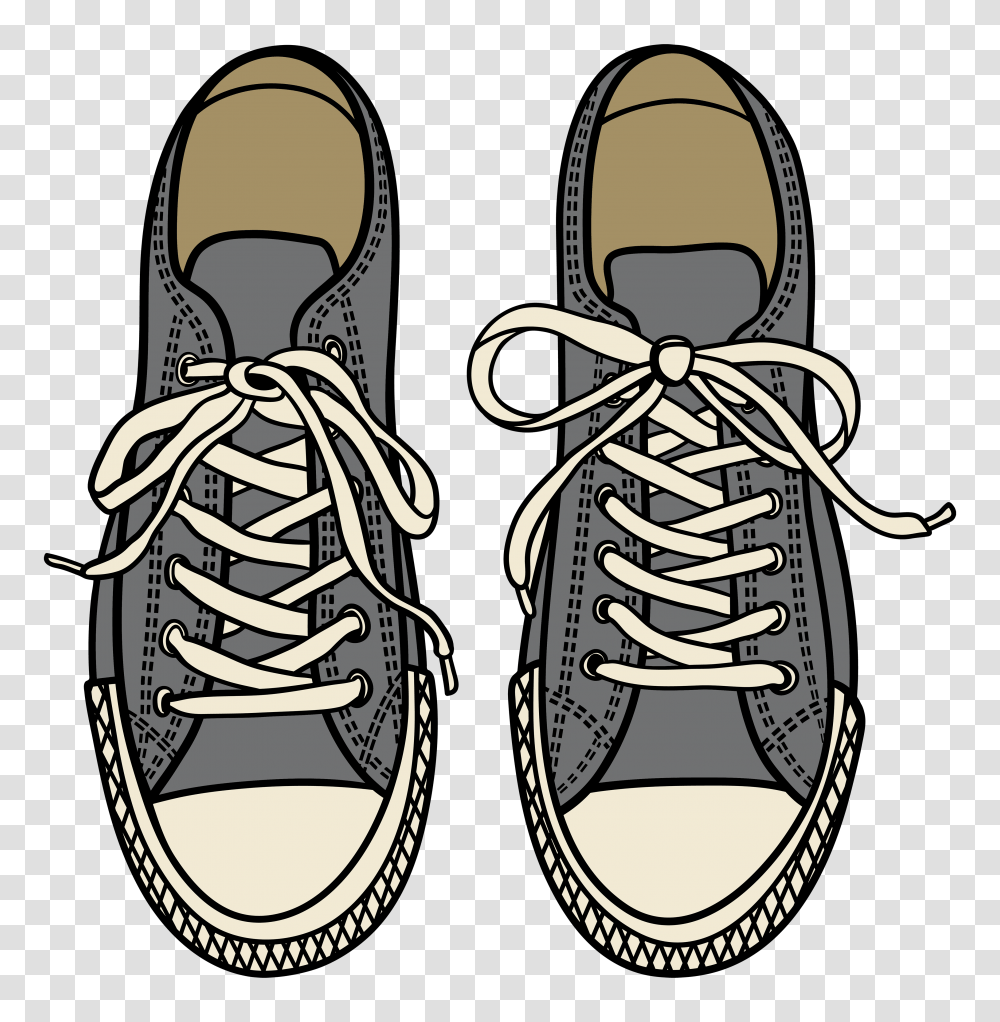 Grey Sneakers Clipart, Apparel, Shoe, Footwear Transparent Png