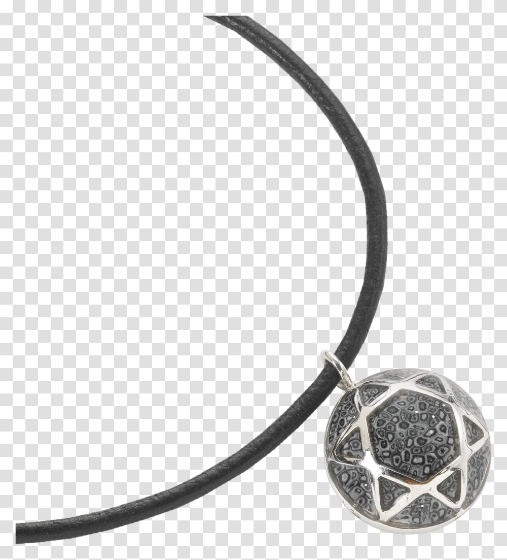 Grey Star Of David Convex Circle Pendant With Leather Necklace Locket, Jewelry, Accessories, Accessory, Diamond Transparent Png
