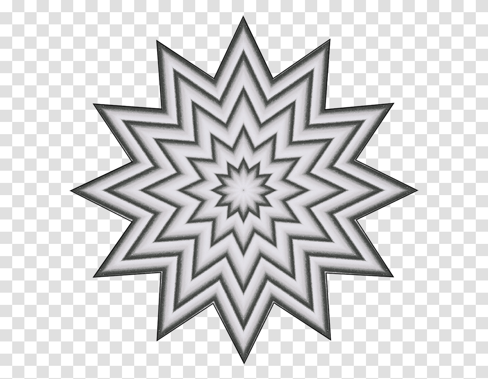 Grey Star Pattern Clipart, Cross, Star Symbol, Rug Transparent Png