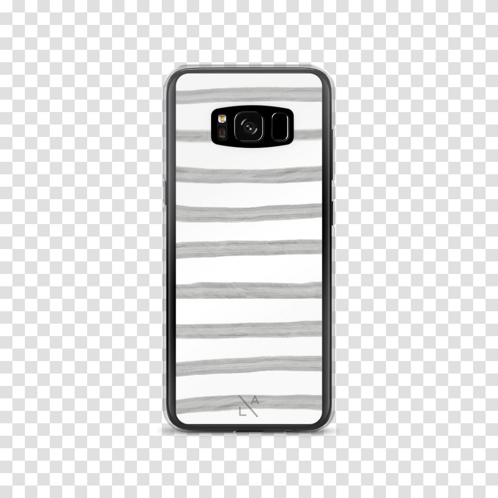 Grey Stripes Samsung Galaxy Phone Case Laurie Anne Art, Mobile Phone, Electronics, Cell Phone, Iphone Transparent Png