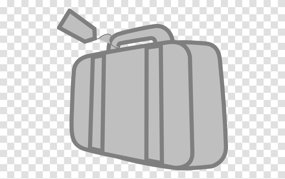Grey Travel Suitcase Clip Art, Luggage Transparent Png