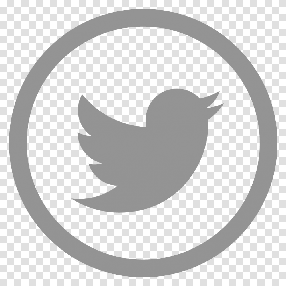 Grey Twitter Logo Twitter Icon Small, Symbol, Trademark, Painting, Art Transparent Png