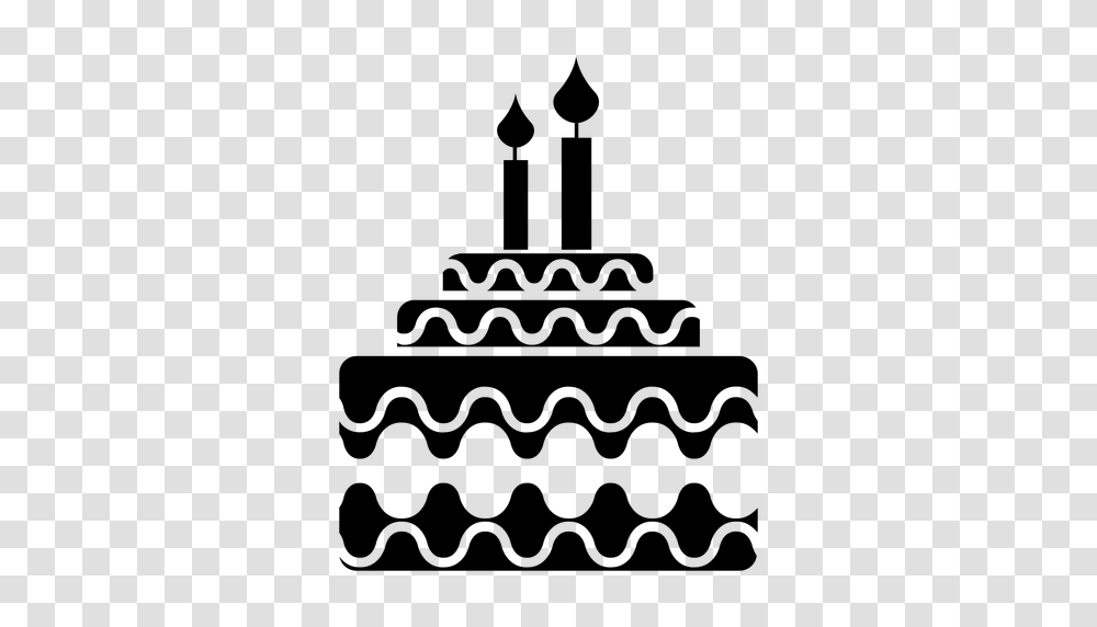 Grey Two Candles Birthday Cake Icon, Gray, World Of Warcraft Transparent Png