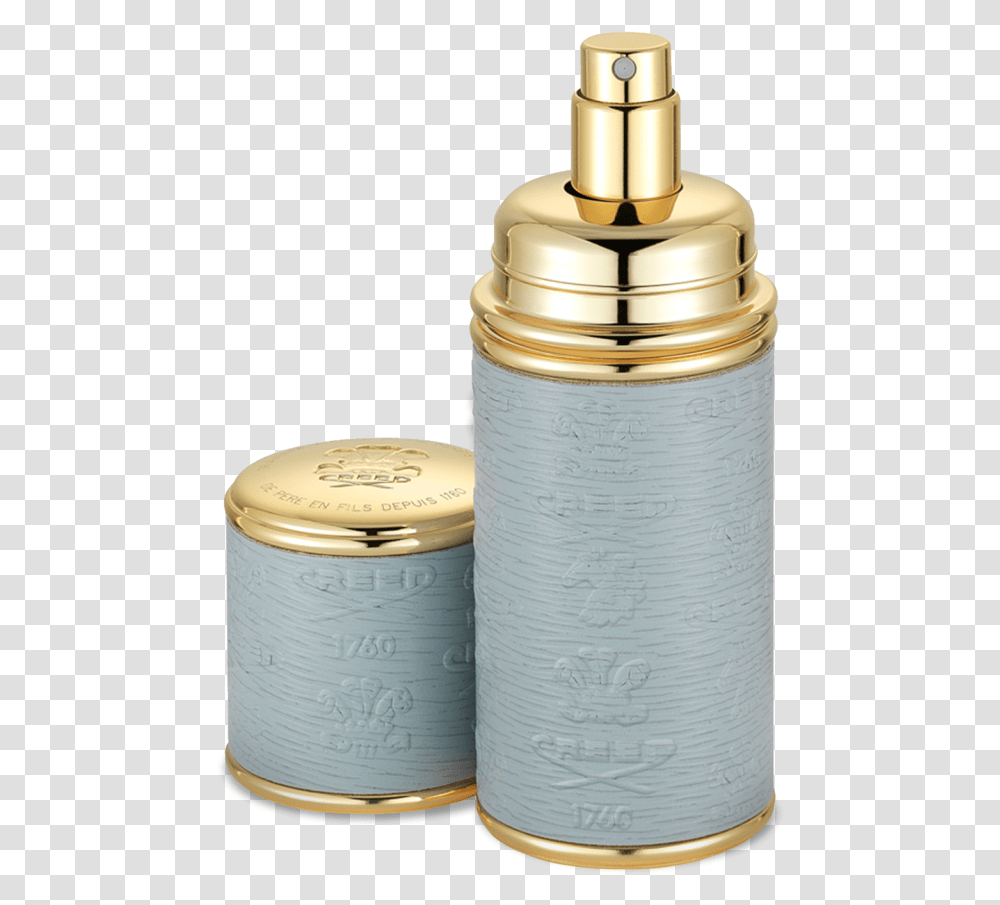 Grey With Gold Trim Deluxe Atomizer Creed Atomizer 50ml Dolg, Shaker, Bottle, Milk, Beverage Transparent Png