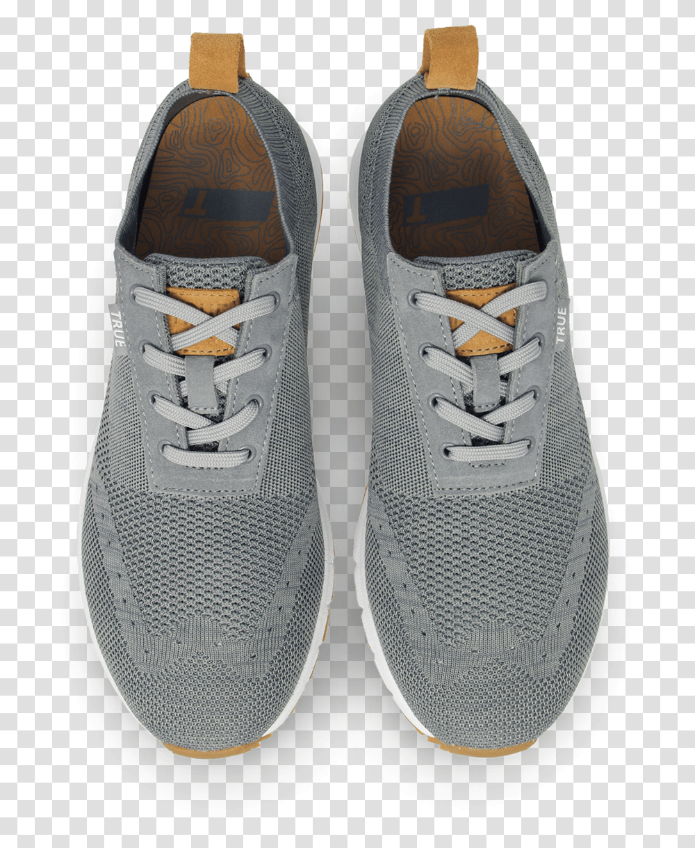 Grey Women's Knit Dual Shoes Top ViewTitle Grey Shoes Top View, Apparel, Footwear, Running Shoe Transparent Png