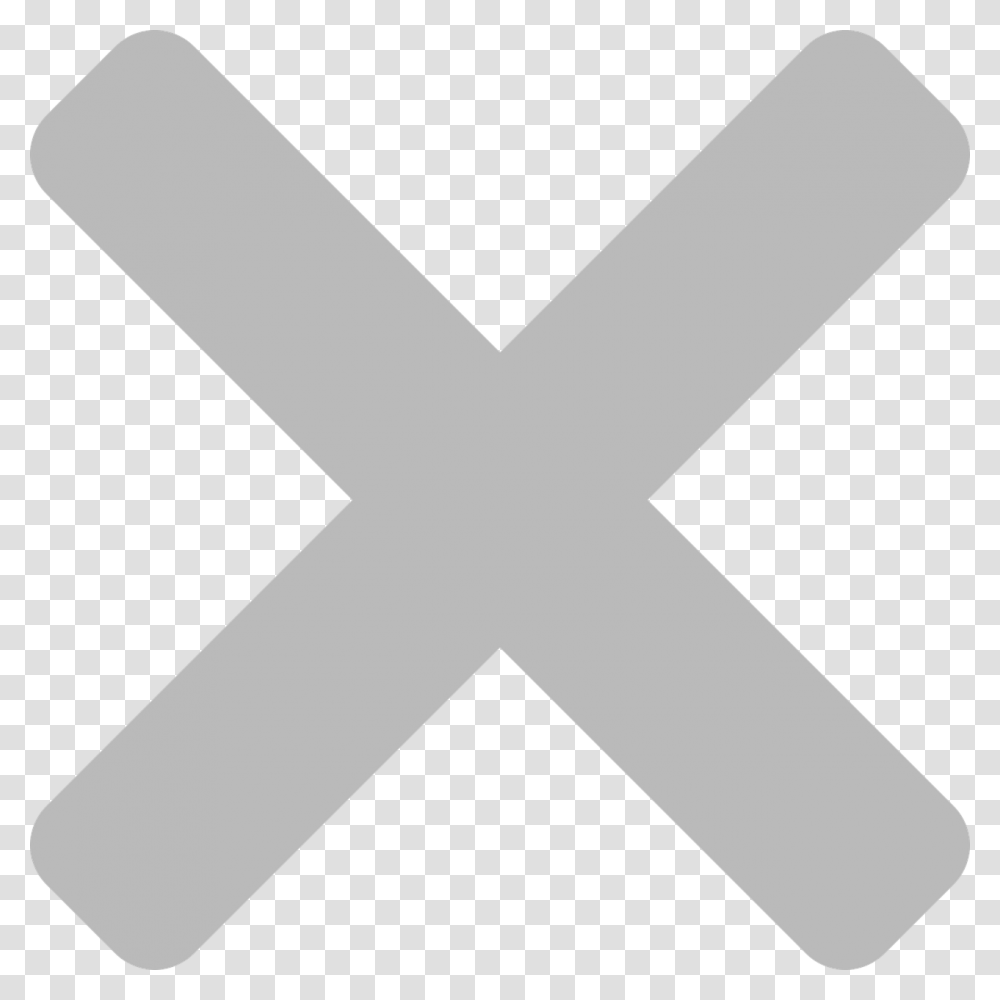 Grey X Icon, Logo, Trademark Transparent Png