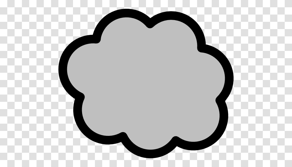 Greycloud Clip Art At Clip Art Black And White Cloud, Pillow, Cushion, Stencil, Hand Transparent Png