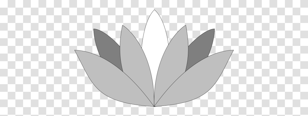 Greyscale Lotus Flower Svg Clip Language, White, Texture, Plant, Silhouette Transparent Png