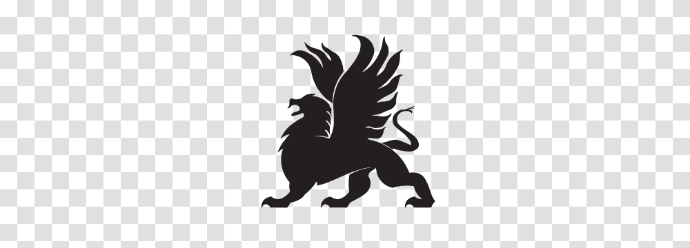 Griffin, Fantasy, Cupid, Silhouette, Painting Transparent Png