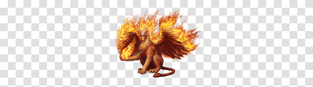 Griffin, Fantasy, Dragon, Bonfire, Flame Transparent Png