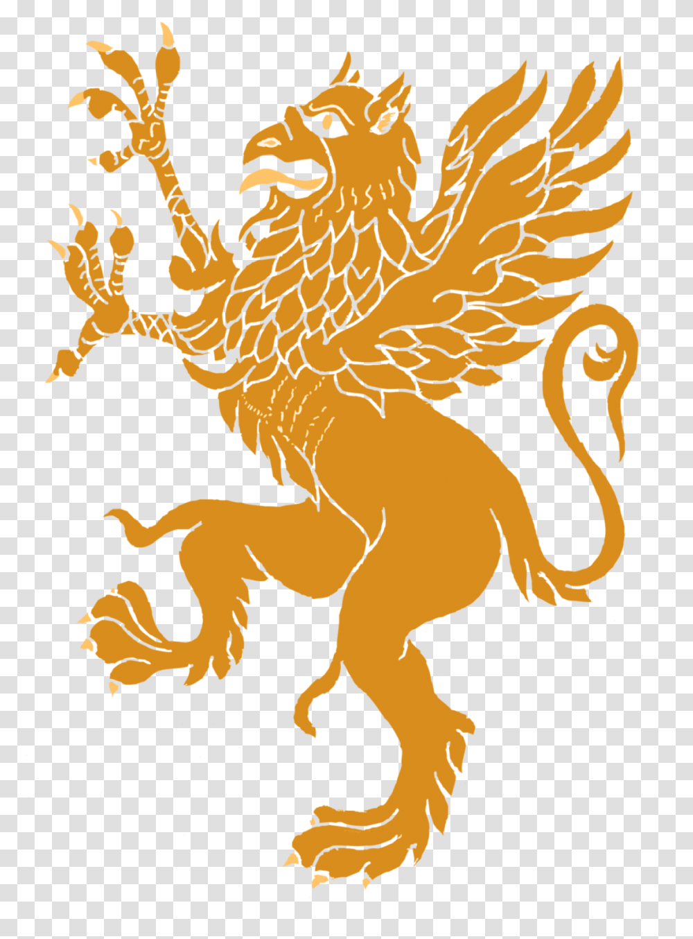 Griffin Golden Griffin, Dragon Transparent Png