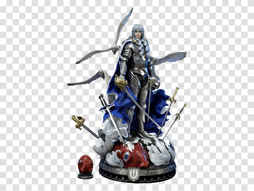 Griffith Berserk Action Figure, Person, Human, Figurine, Samurai Transparent Png