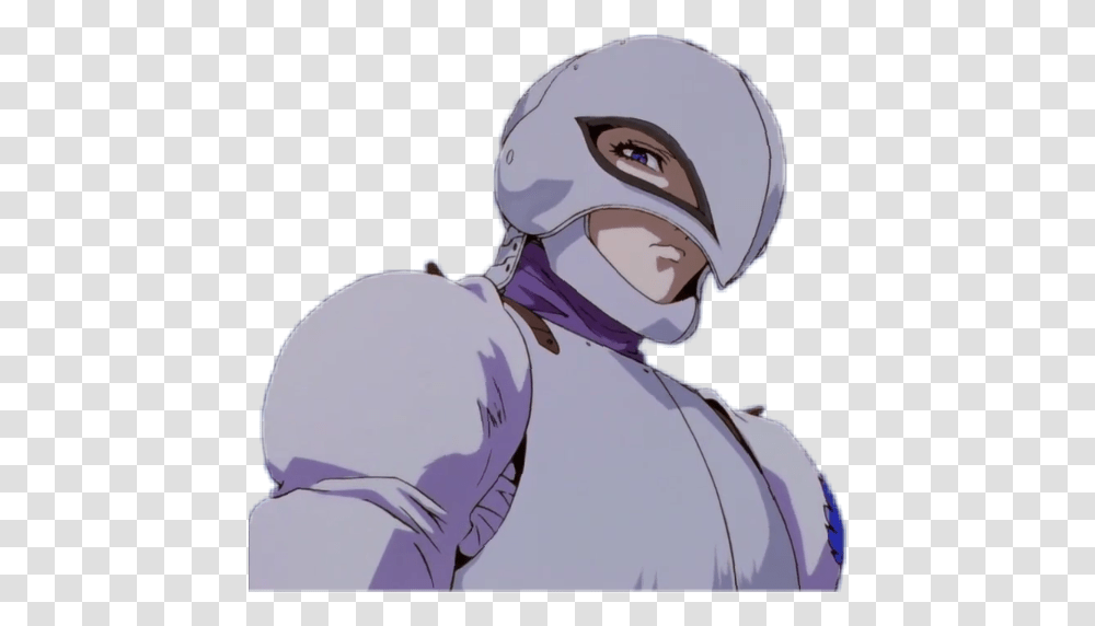Griffith Berserk Retro Anime Cartoon, Helmet, Person, Astronaut, Drawing Transparent Png