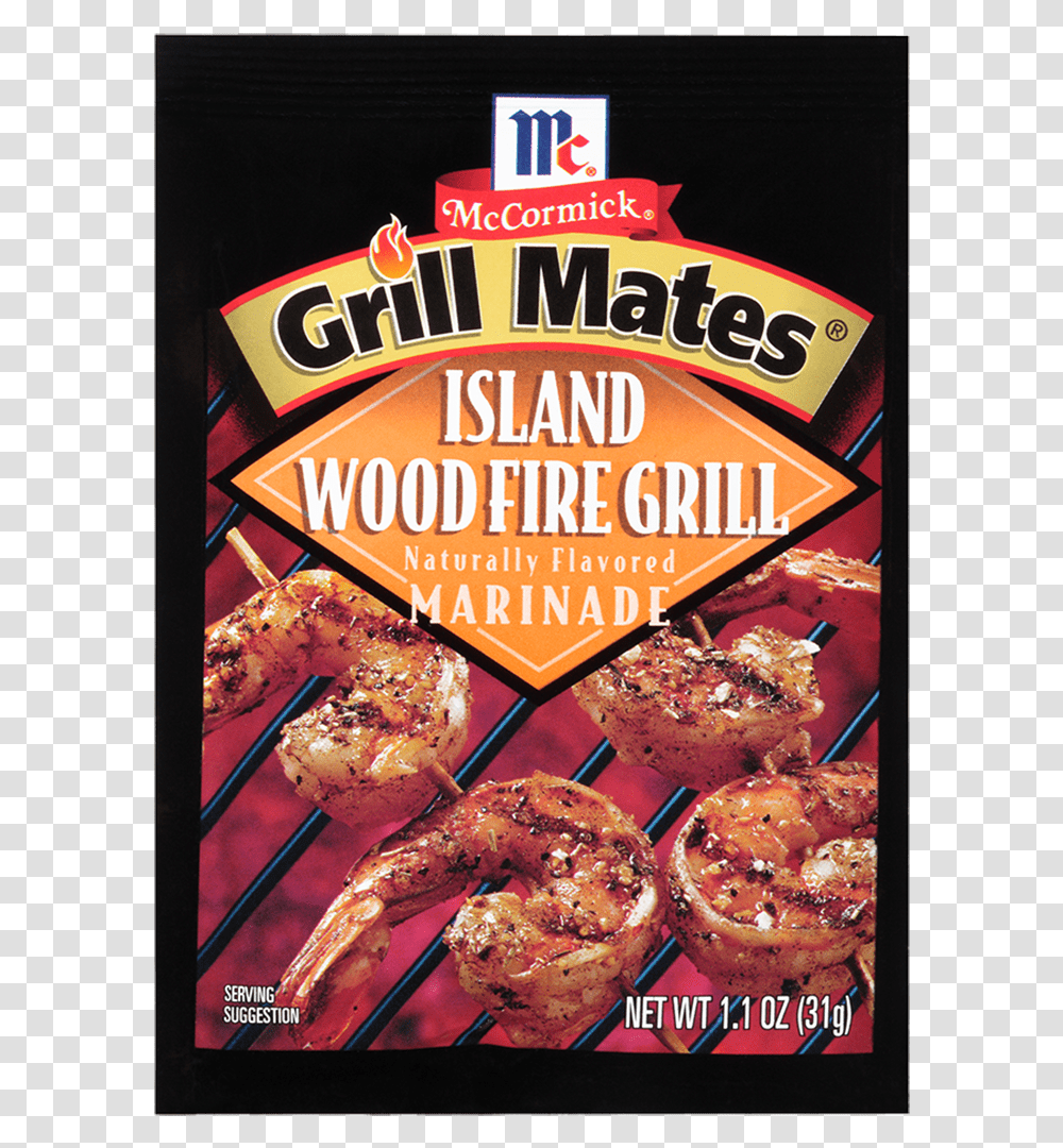 Grill Mates Island Woodfire Grill Marinade Island Woodfire Grill Marinade, Food, Pizza, Advertisement, Lobster Transparent Png