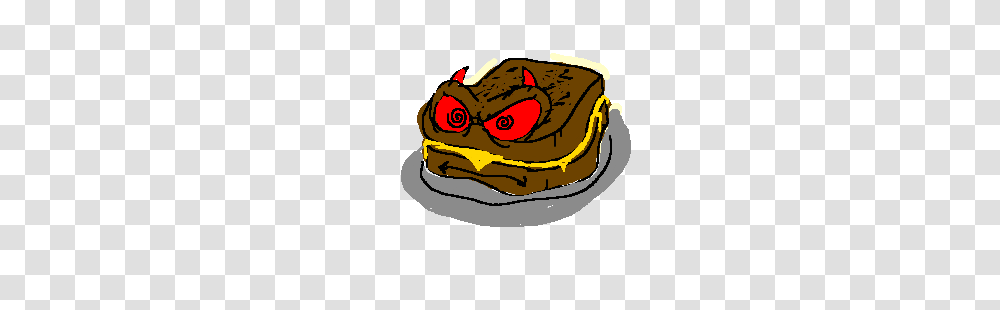 Grilled Cheese Sandwich Is Evil, Birthday Cake, Dessert, Food, Vehicle Transparent Png
