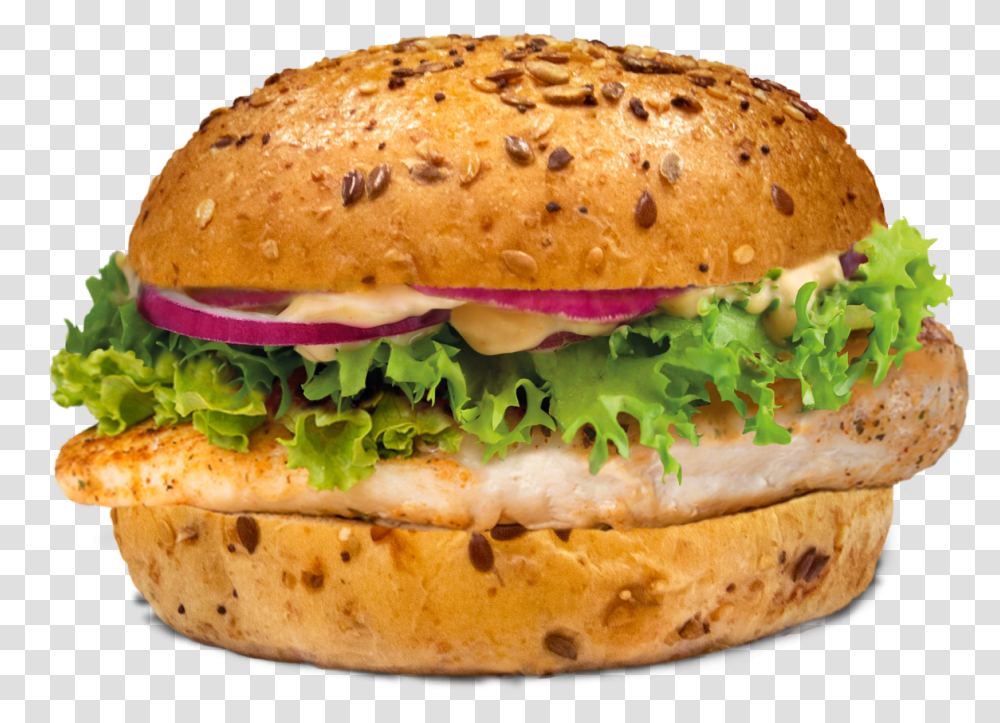 Grilled Chicken Patty Sandwich, Burger, Food, Bread, Bun Transparent Png