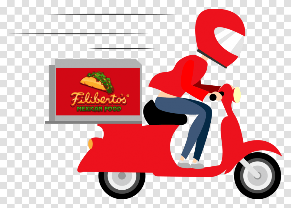 Grilled Chicken Rice And Beans Clip Art, Vehicle, Transportation, Scooter Transparent Png