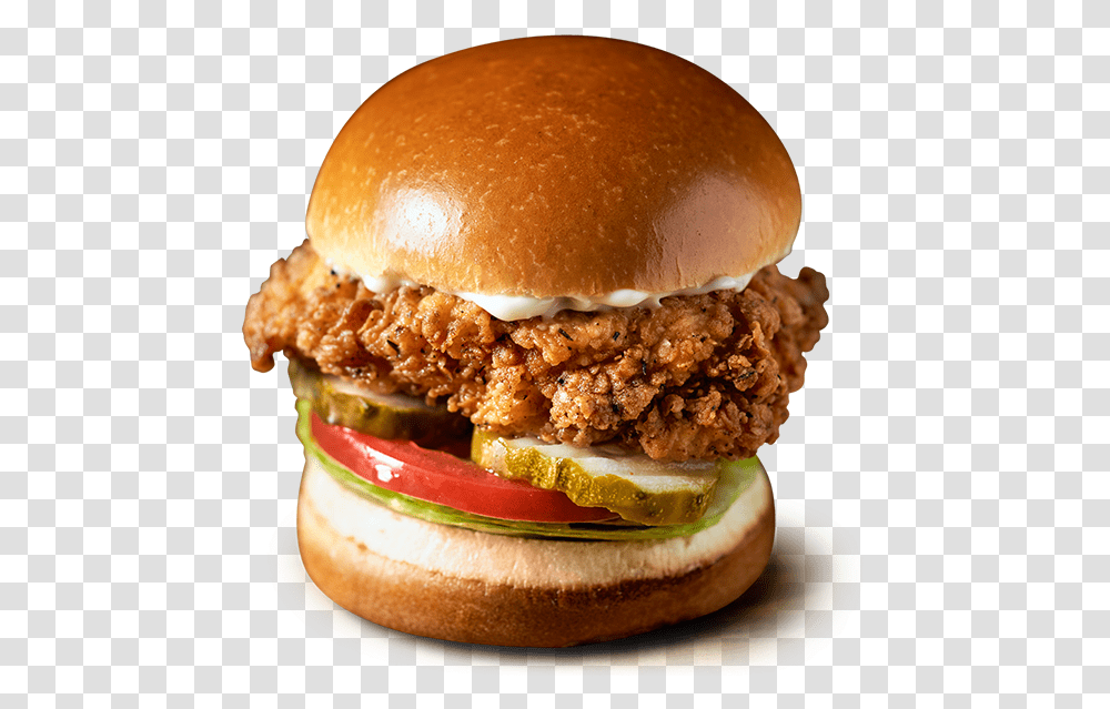 Grilled Chicken Sandwich Brioche Bun, Burger, Food Transparent Png