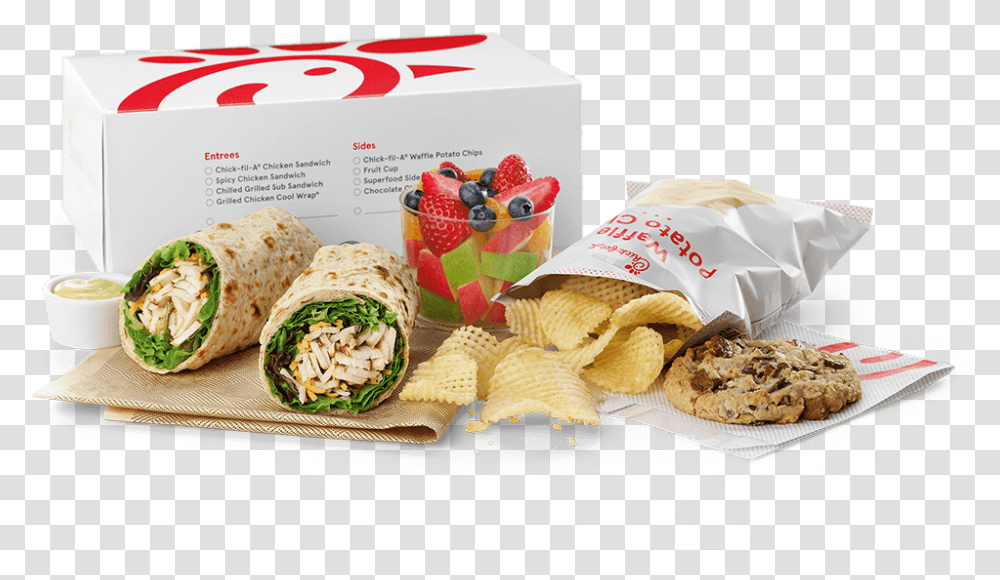 Grilled Chicken Wrap Chick Fil, Burger, Food, Sandwich Wrap, Lunch Transparent Png