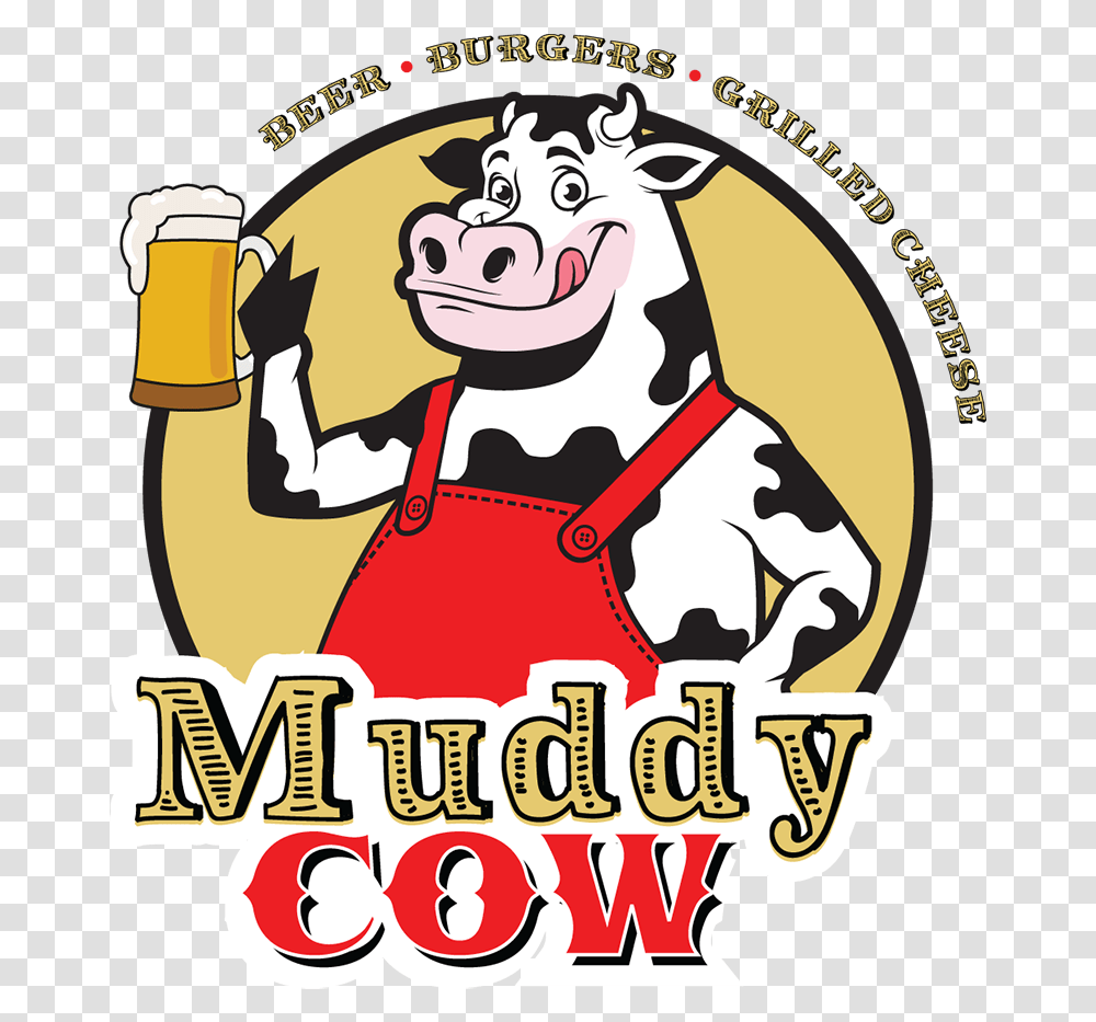 Grilled Clipart Cow Muddy Cow, Label, Sticker, Advertisement Transparent Png