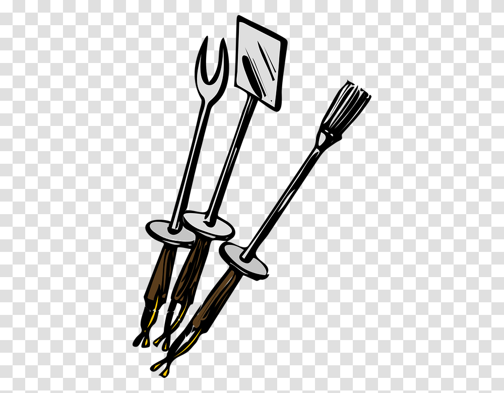 Grilled Food Clipart Grill Utensil, Pin, Fork, Cutlery Transparent Png