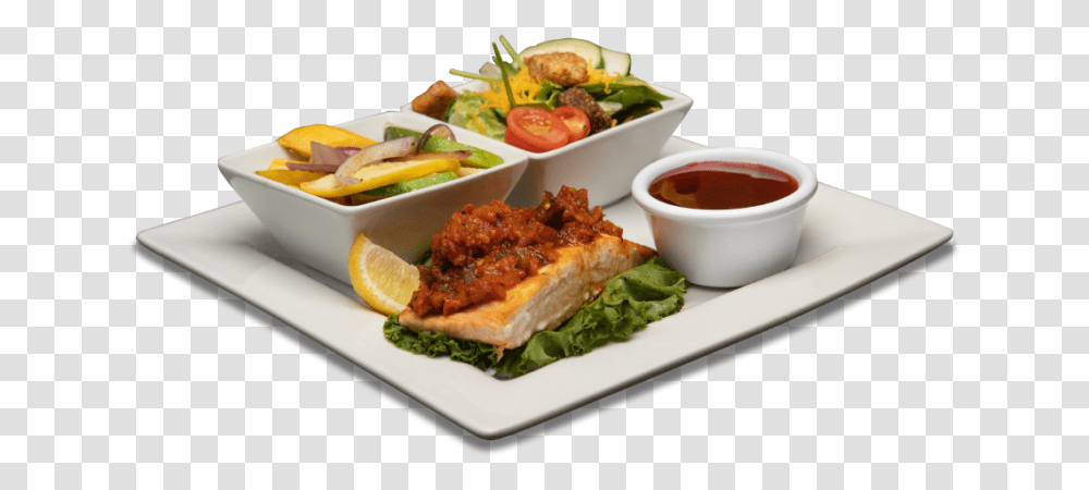 Grilled Salmon Plate Lunch, Food, Meal, Dish, Sandwich Transparent Png