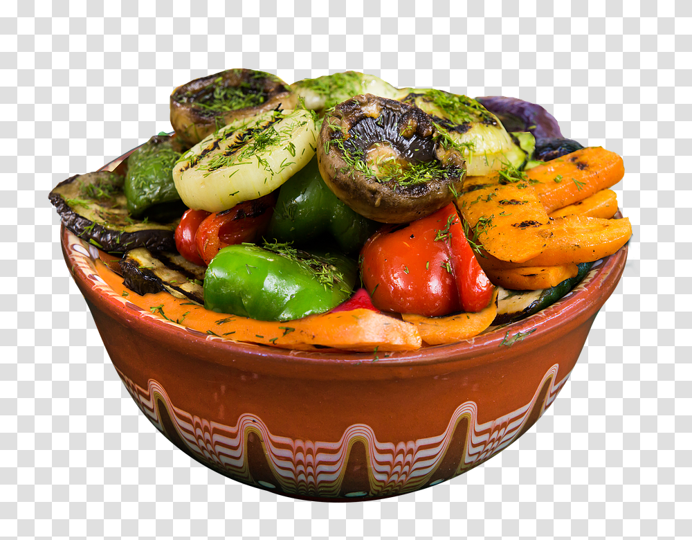 Grilled Vegetables 960, Bowl, Plant, Mixing Bowl, Food Transparent Png