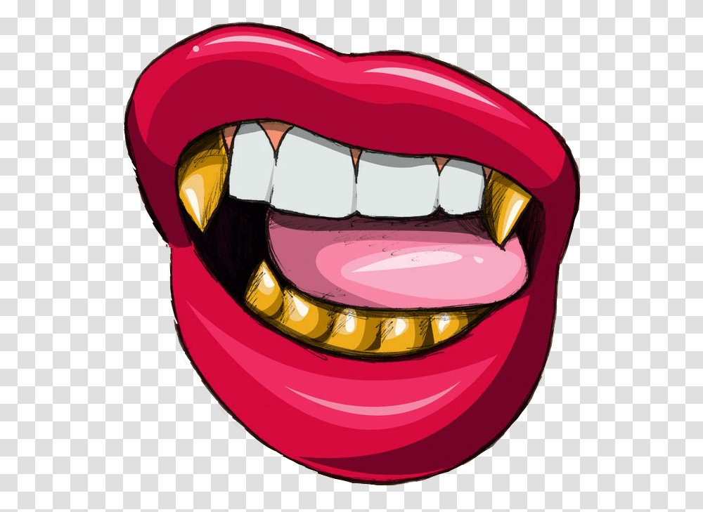 Grillz Drawing Lips Cartoon Lips With Grill, Teeth, Mouth, Helmet ...