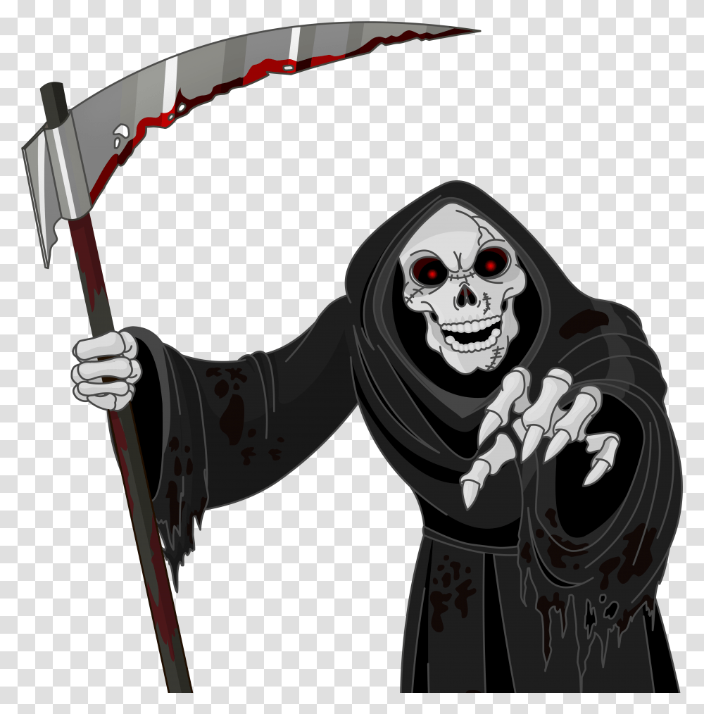 Grim Reaper, Bow, Person, Human, Statue Transparent Png