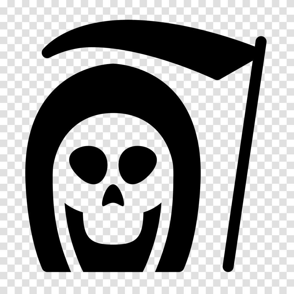 Grim Reaper Filled Icon, Gray, World Of Warcraft Transparent Png