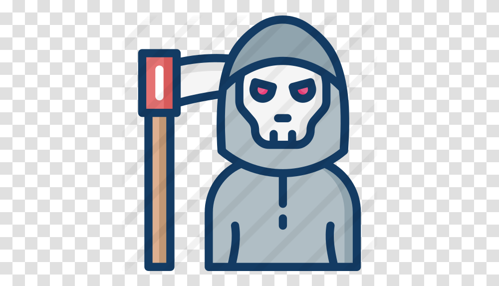 Grim Reaper Free Halloween Icons Clip Art, Astronaut, Hood, Clothing, Apparel Transparent Png