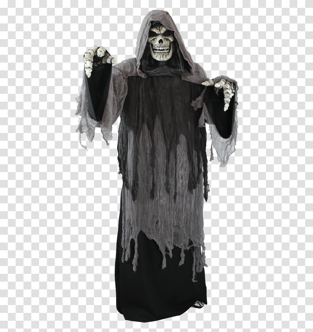 Grim Reaper Halloween Costume Grim Reaper Halloween Costume, Clothing, Lace, Art, Person Transparent Png